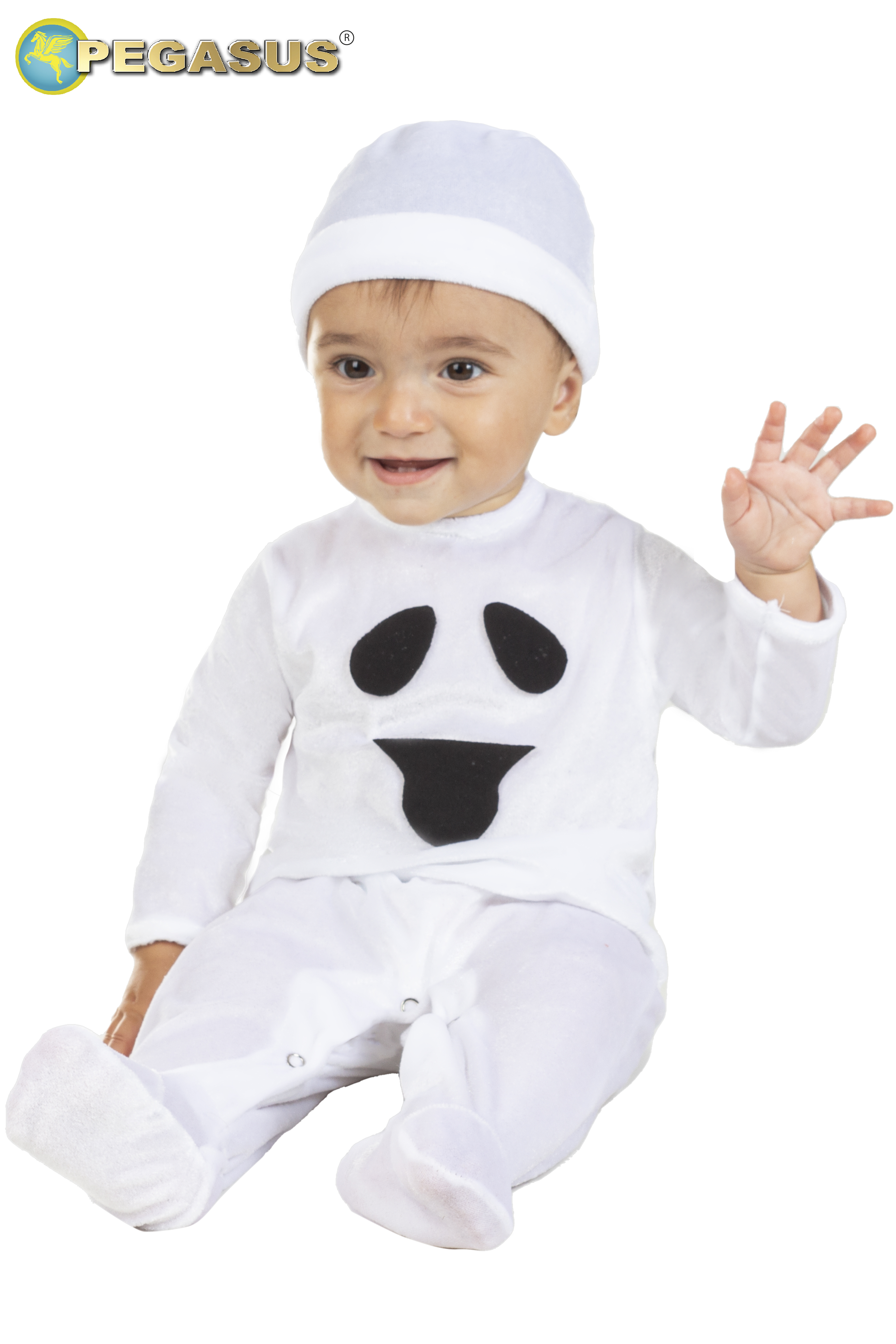 Costume da Piccolo fantasma neonato di halloween